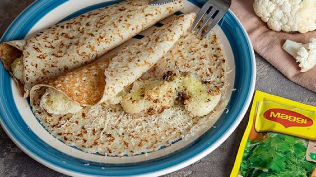 Блинчики с цветной капустой и сыром - рецепт приготовления с фото от Maggi.ru