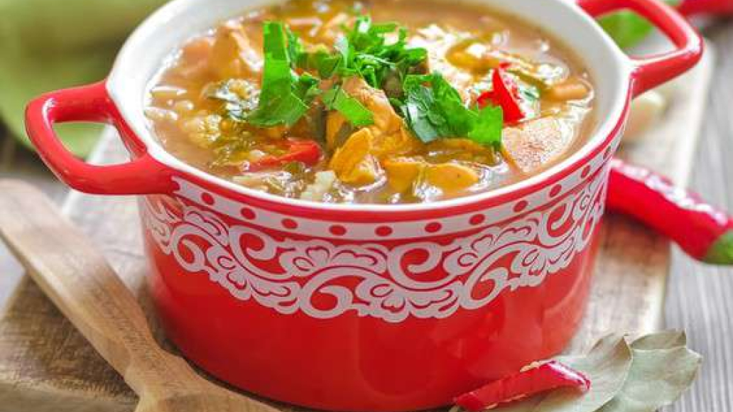 Пряный суп харчо с курицей - рецепт приготовления с фото от Maggi.ru