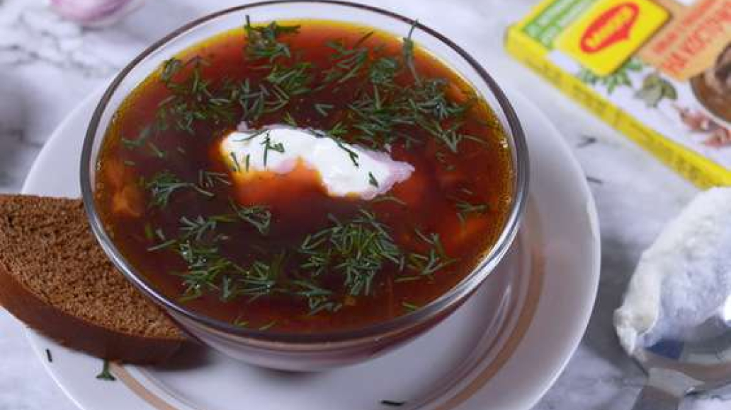 Борщ на говяжьем бульоне от Maggi.ru