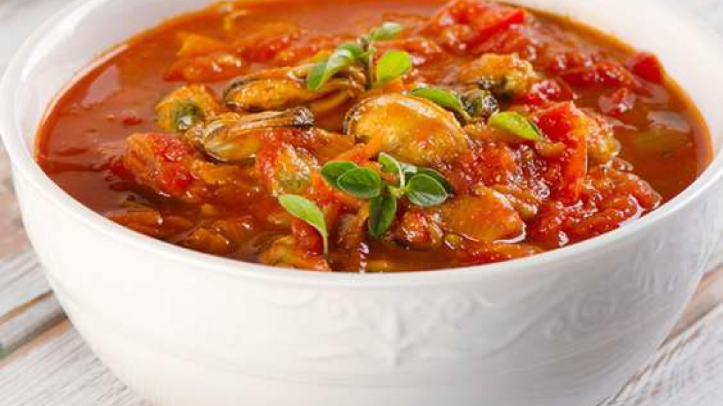 Томатный суп с мидиями - рецепт приготовления с фото от Maggi.ru