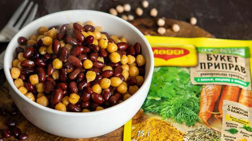 Гарнир из нута и фасоли - рецепт приготовления с фото от Maggi.ru