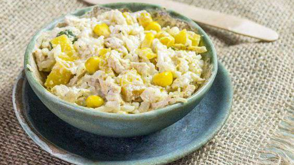 Пикантный салат с курицей и рисом - рецепт приготовления с фото от Maggi.ru