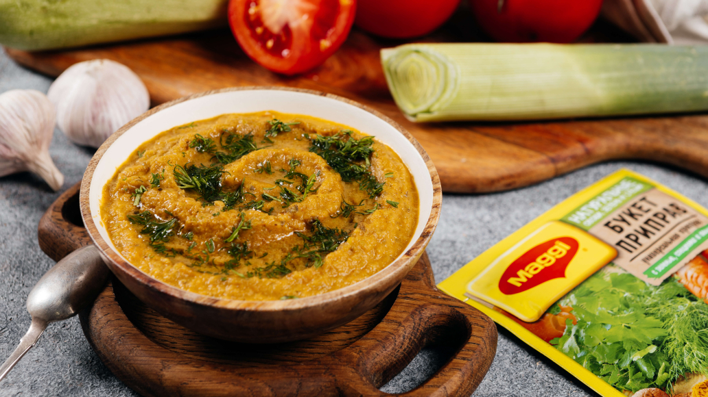 Сытная икра из кабачков, баклажанов и томатов - рецепт приготовления с фото от Maggi.ru