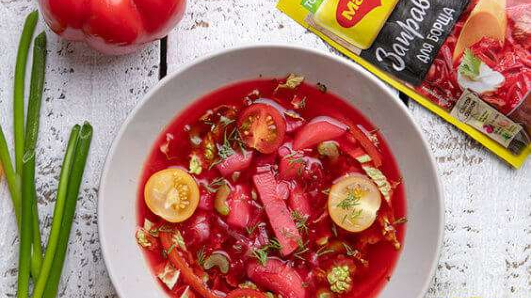 Борщ постный с китайской капустой - рецепт приготовления с фото от Maggi.ru