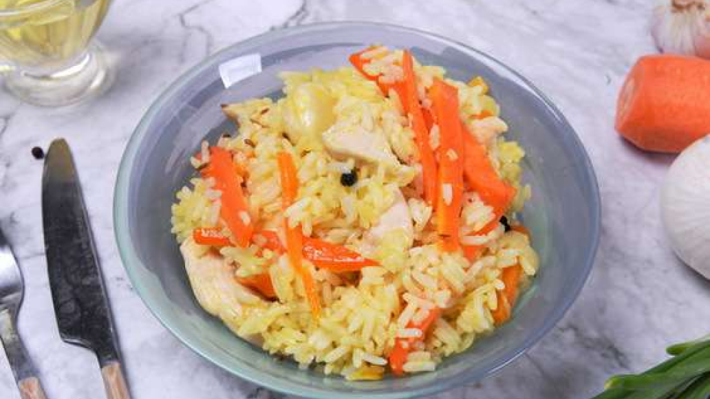 Плов с курицей в духовке — пошаговый рецепт с фото от Maggi.ru