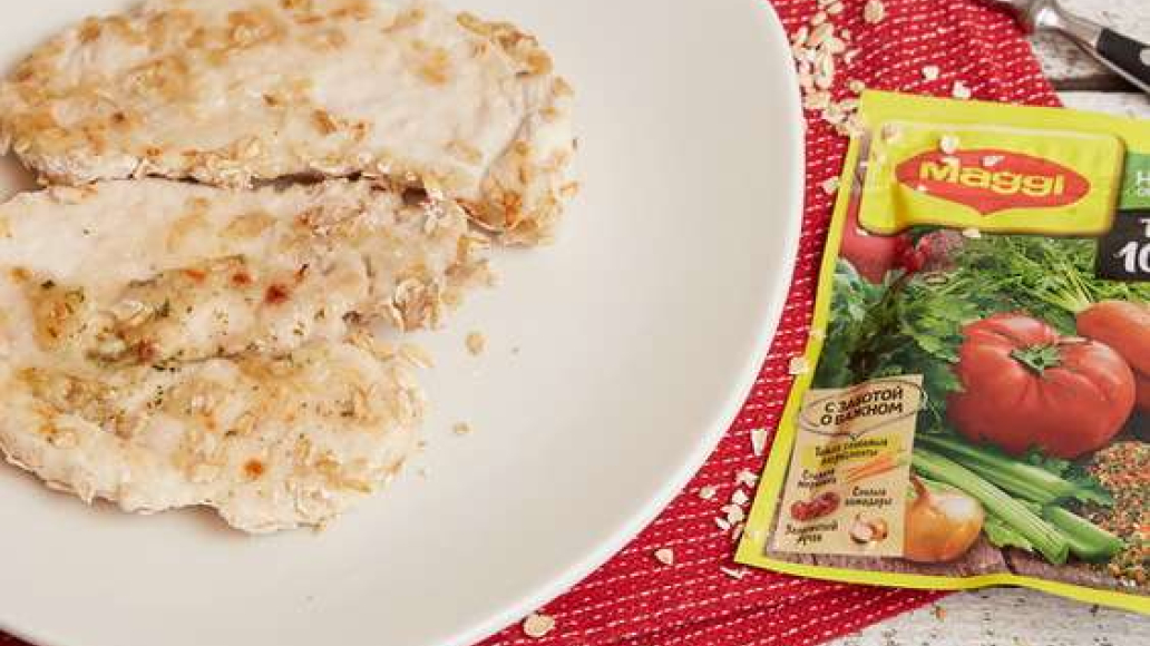 Куриная отбивная ПП с овсяной панировкой — пошагово с фото от Maggi.ru