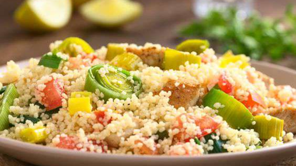 Курица с кускусом и луком-пореем — рецепт курицы с кускусом
