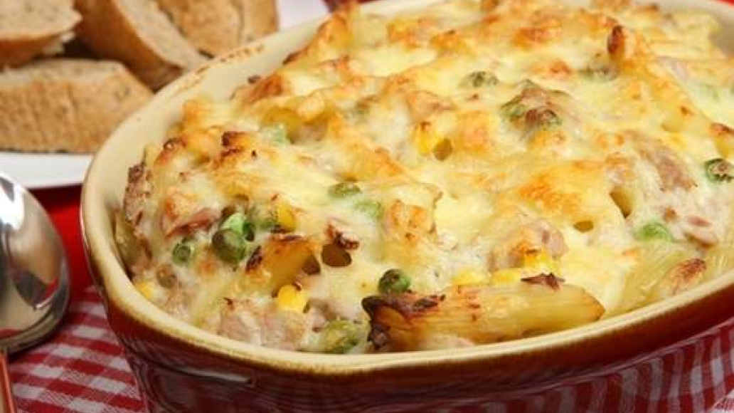 Запеканка из макарон с рыбой, пошаговый рецепт с фото