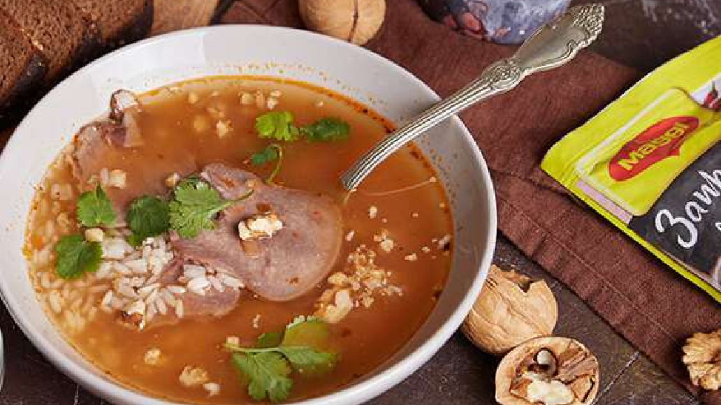 Харчо с языком нежное - рецепт приготовления с фото от Maggi.ru