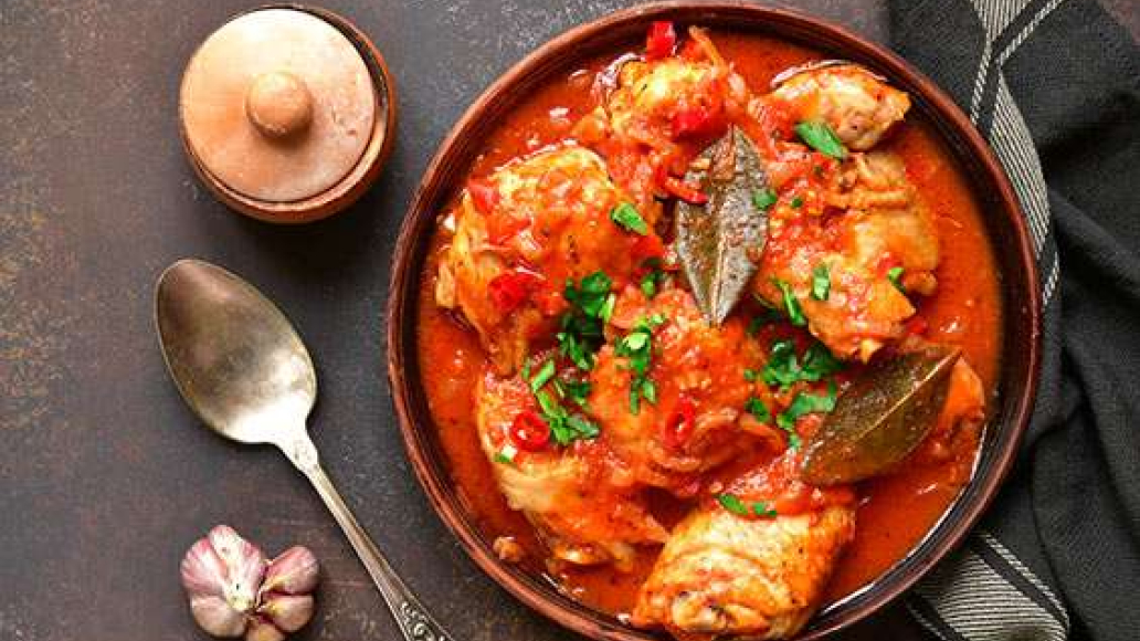 Чахохбили из курицы в духовке, пошаговый рецепт с фото