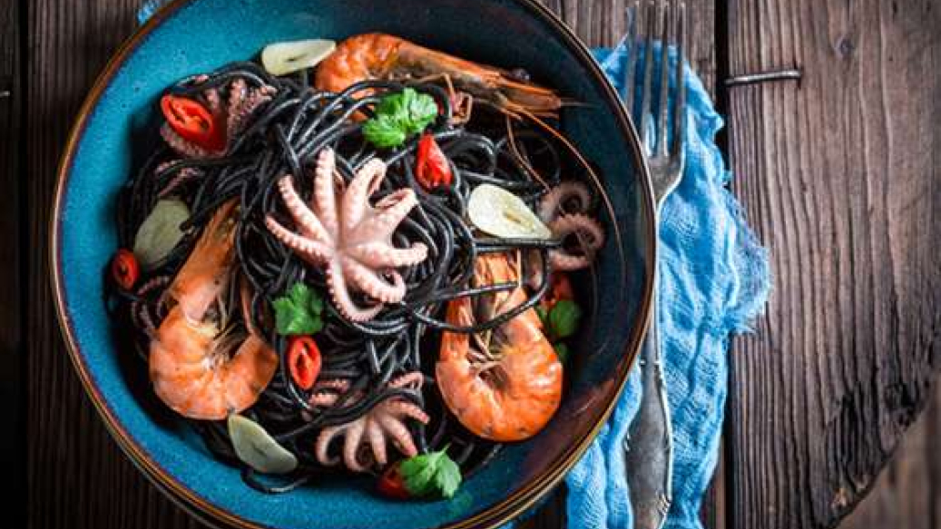 Паста "нери с морепродуктами" - рецепт приготовления с фото от Maggi.ru