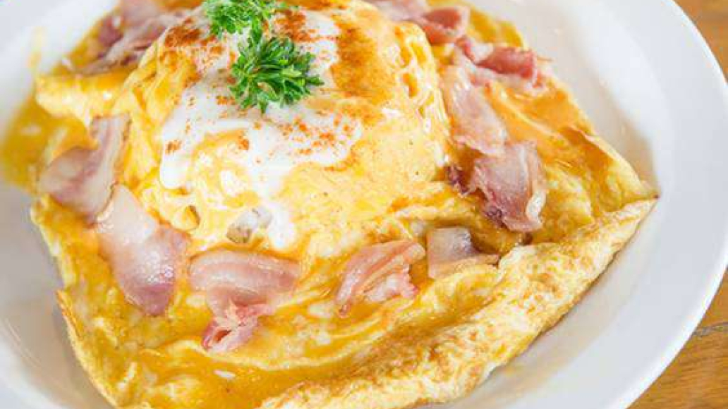Омлет с ветчиной и рисом - рецепт приготовления с фото от Maggi.ru