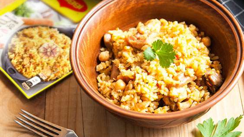 Плов с курицей и нутом - рецепт приготовления с фото от Maggi.ru