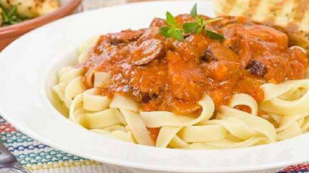 Паста с острыми итальянскими колбасками, пошаговый рецепт с фото