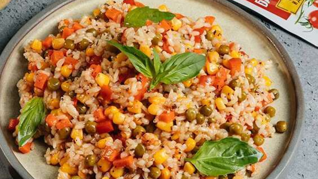 Рис с горошком и кукурузой - рецепт приготовления с фото от Maggi.ru