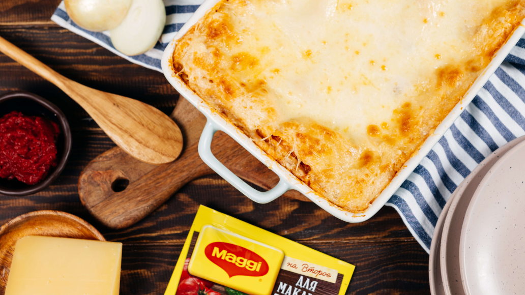 Румяная лазанья с начинкой из мясного фарша и баклажанов: рецепт с фото