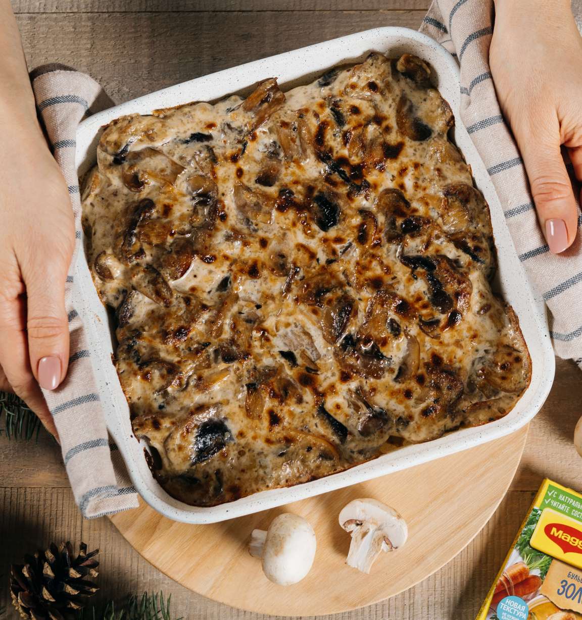 Сливочный говяжий язык, запечённый в духовке с картошкой: рецепт с фото