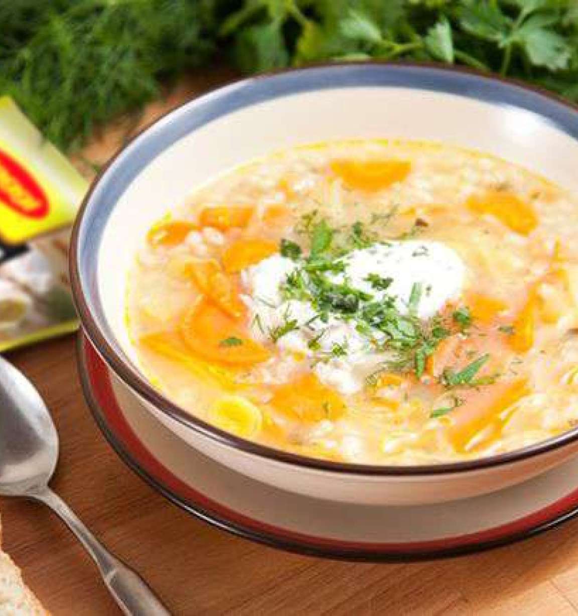 Рассольник с рыбой и перловой крупой - рецепт приготовления с фото от Maggi.ru