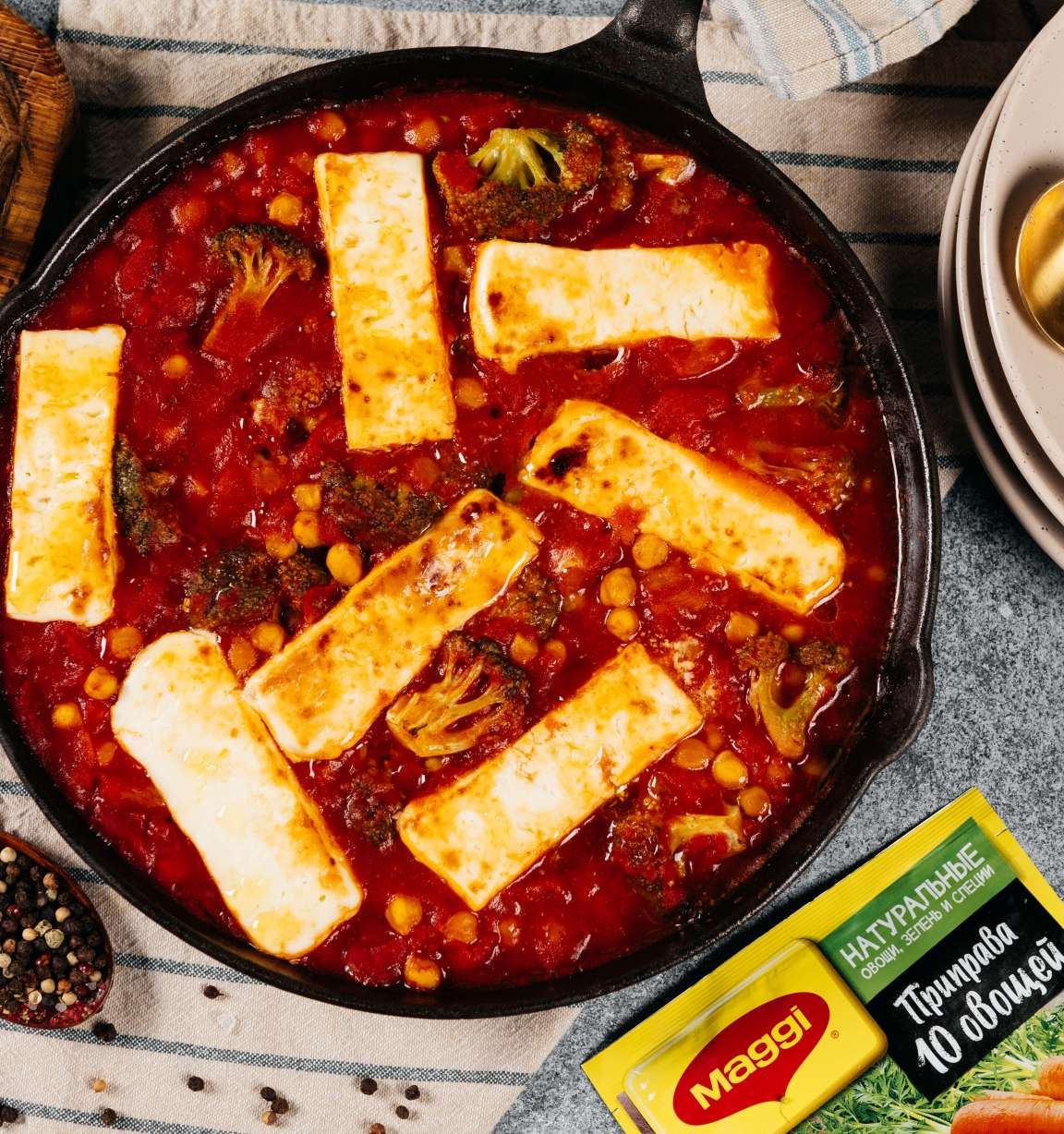 Нут, запеченный с фетой - рецепт приготовления с фото от Maggi.ru