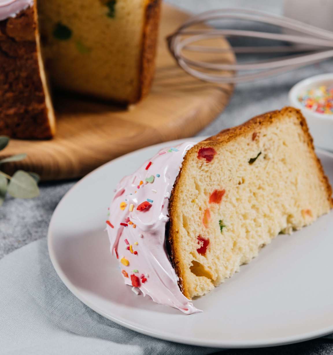 Нежный заварной кулич на сливочном масле и молоке, пошаговый рецепт с фото