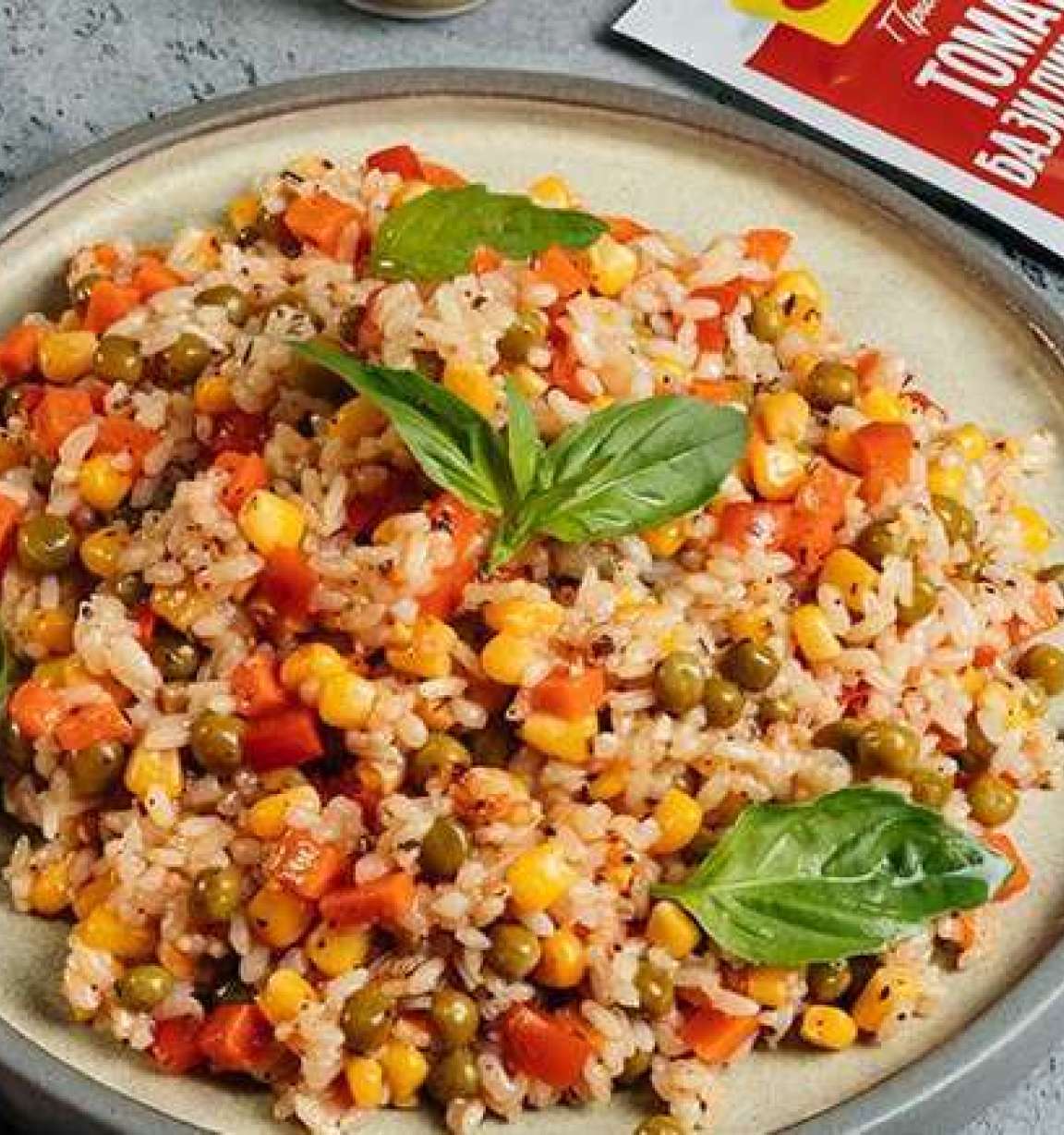 Рис с горошком и кукурузой - рецепт приготовления с фото от Maggi.ru