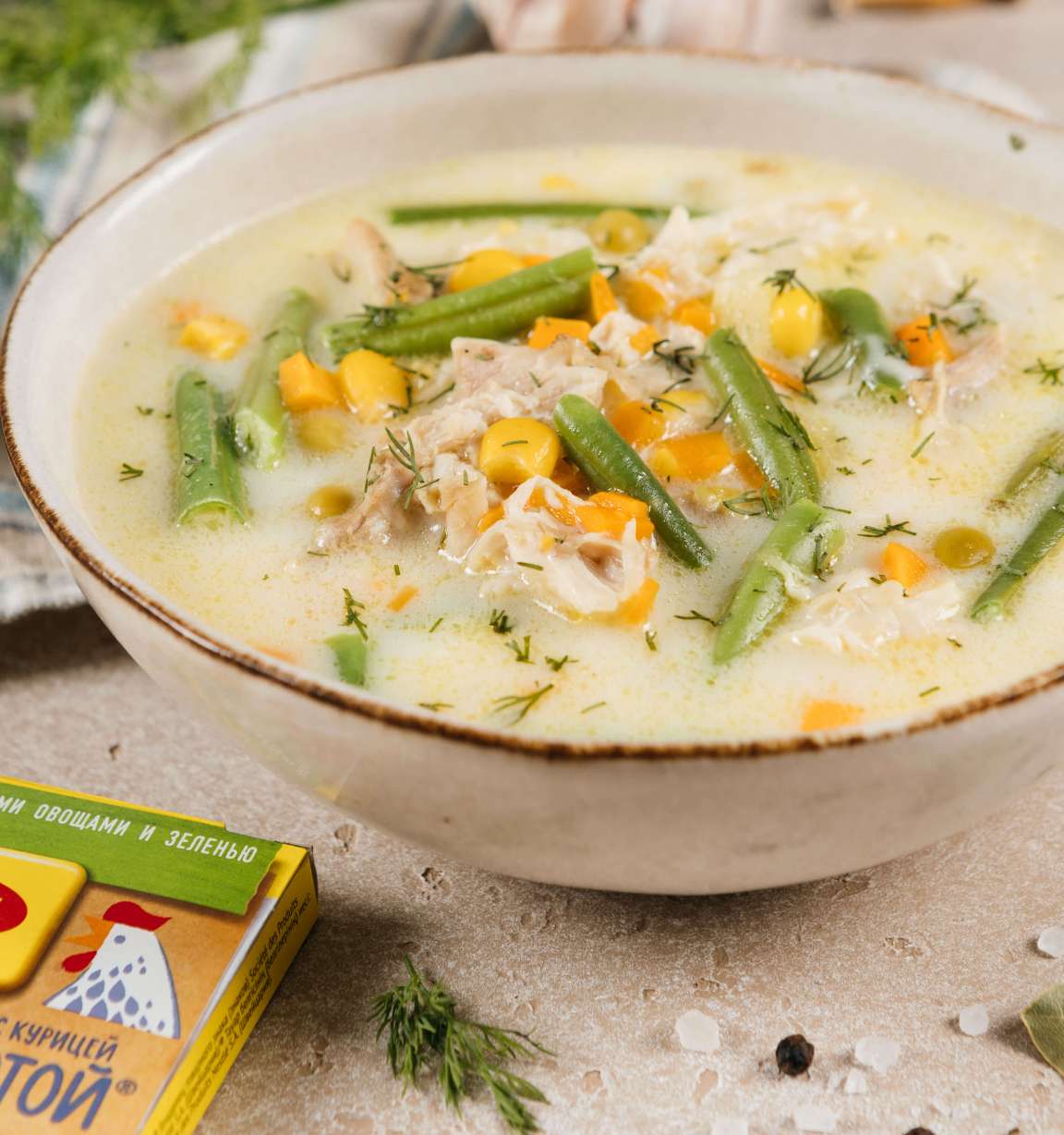 Простой сырный суп с курочкой и овощами, пошаговый рецепт с фото