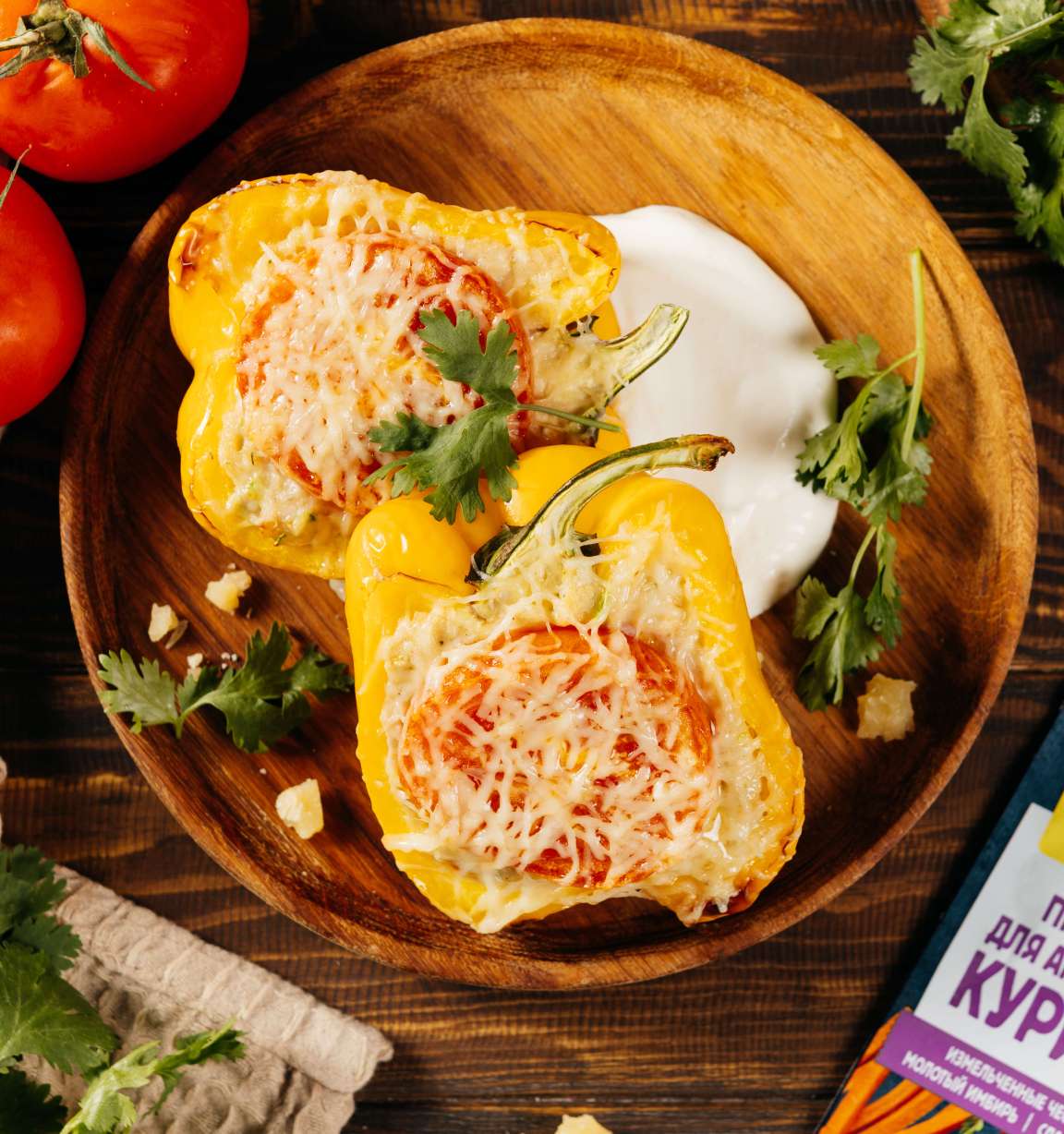 Сытный фаршированный перец с картофелем, курицей и сыром в духовке - рецепт приготовления с фото от Maggi.ru