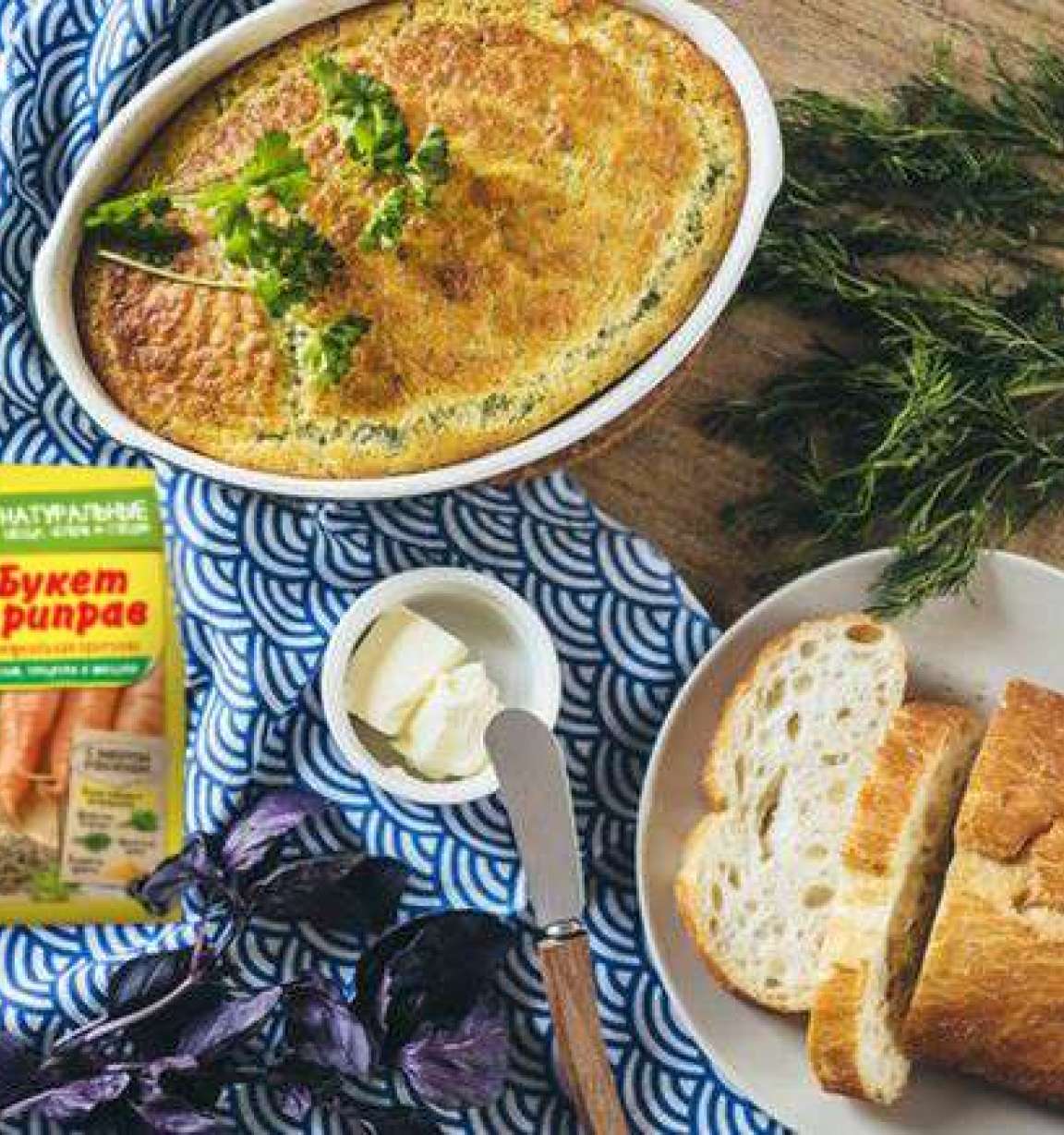 Кюкю (азербайджанский омлет с зеленью) - рецепт приготовления с фото от Maggi.ru