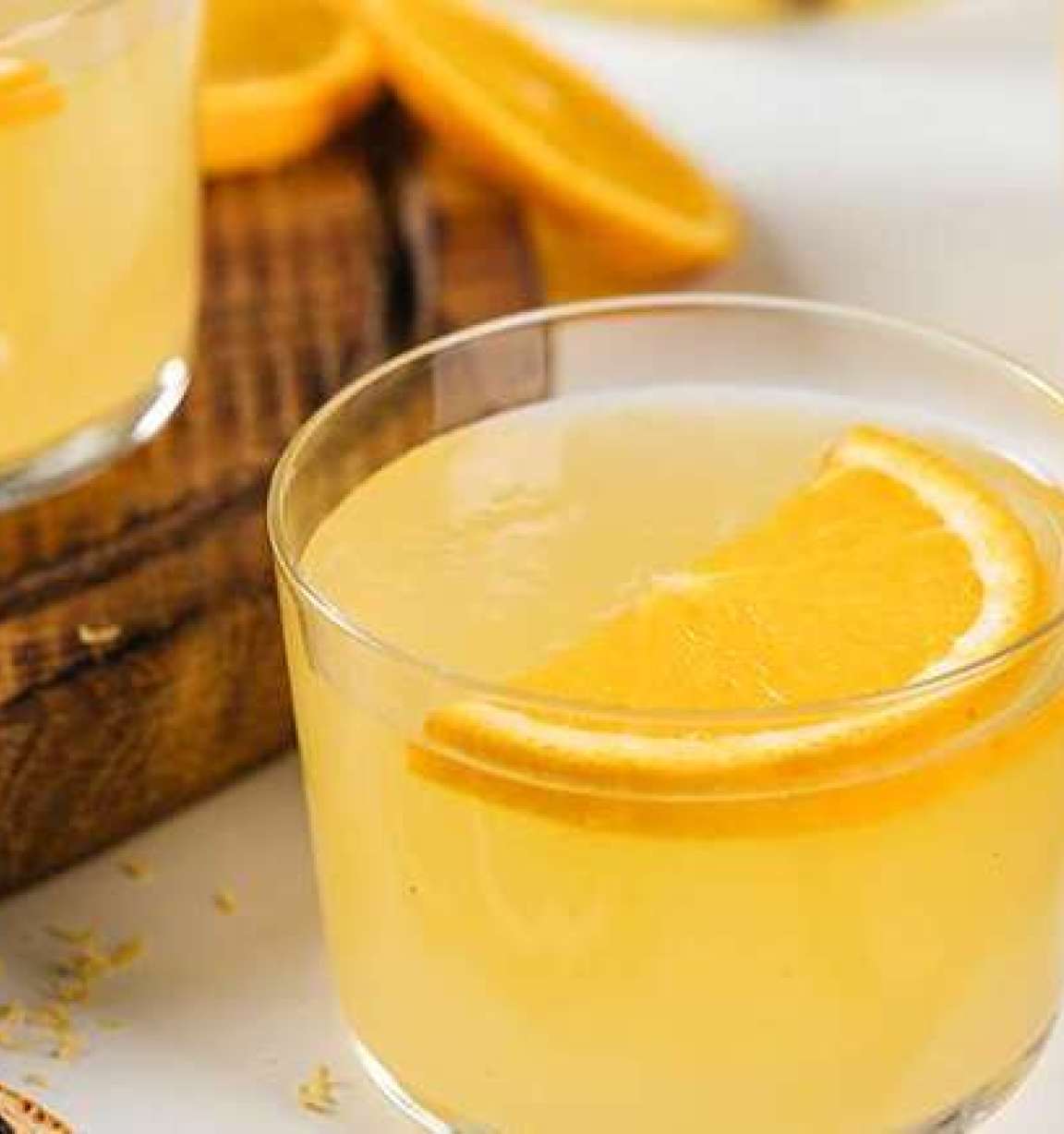 Апельсиновый кисель на картофельном крахмале - рецепт с фото