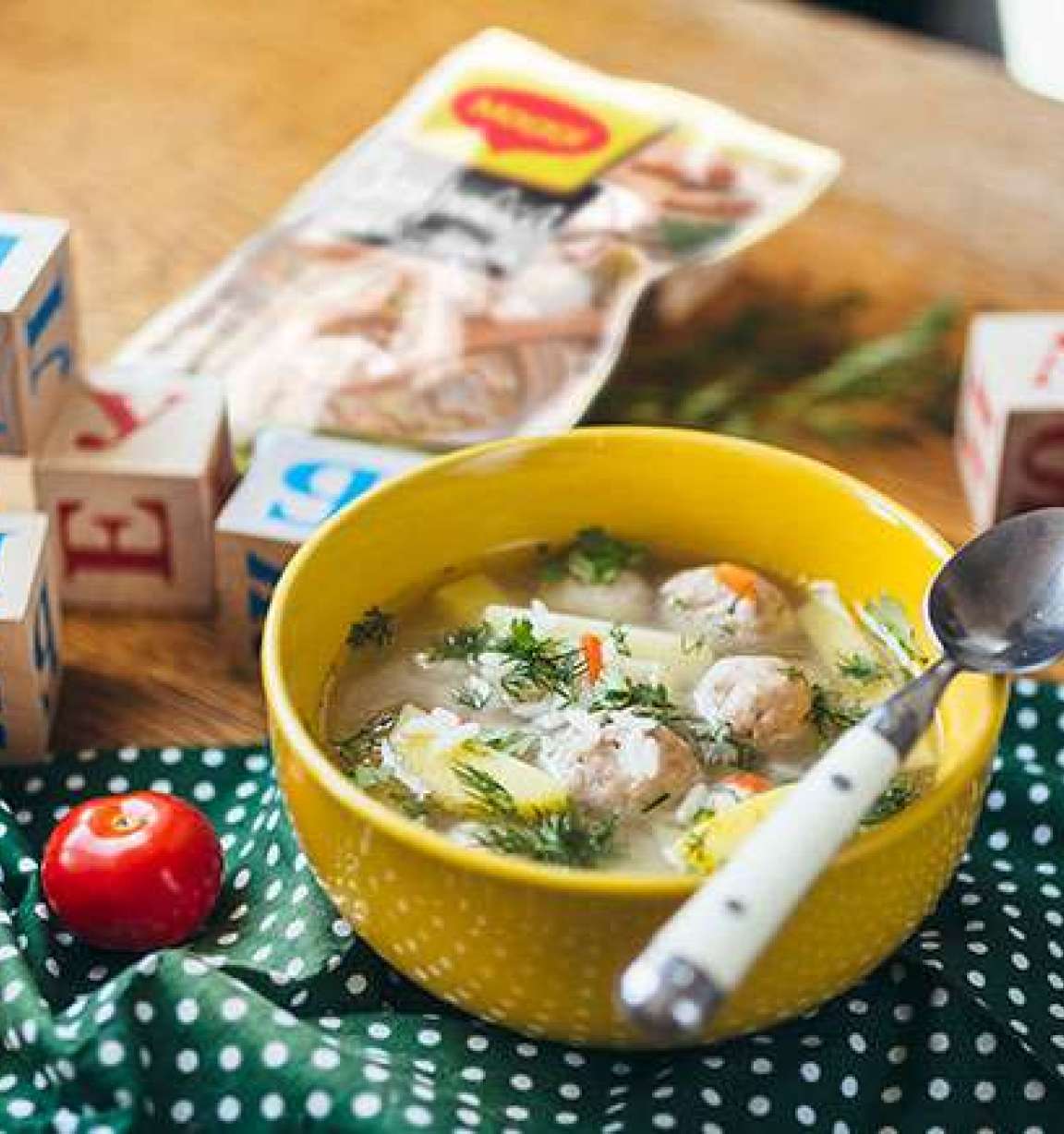 Рассольник с фрикадельками - рецепт приготовления с фото от Maggi.ru