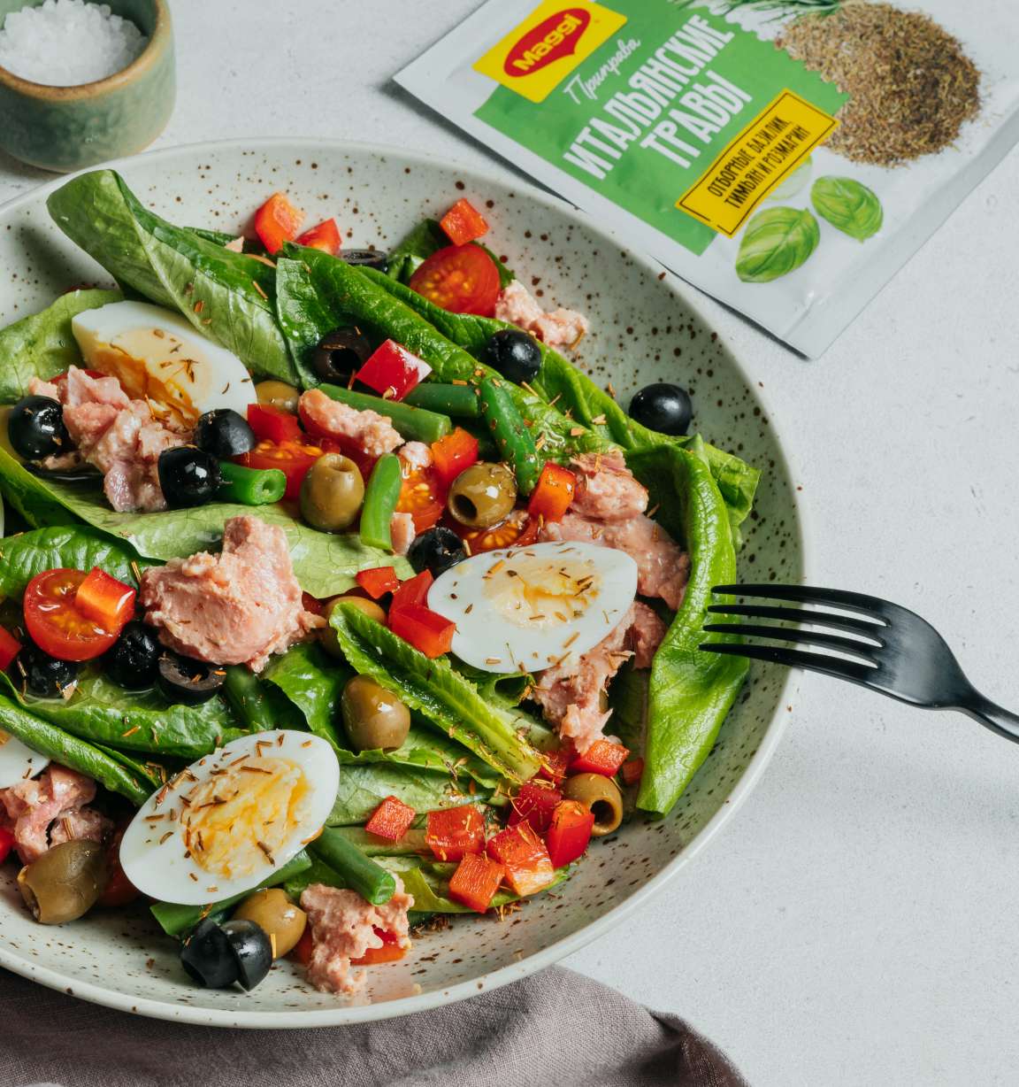 Овощной салат с тунцом - пошаговый рецепт с фото от экспертов Maggi