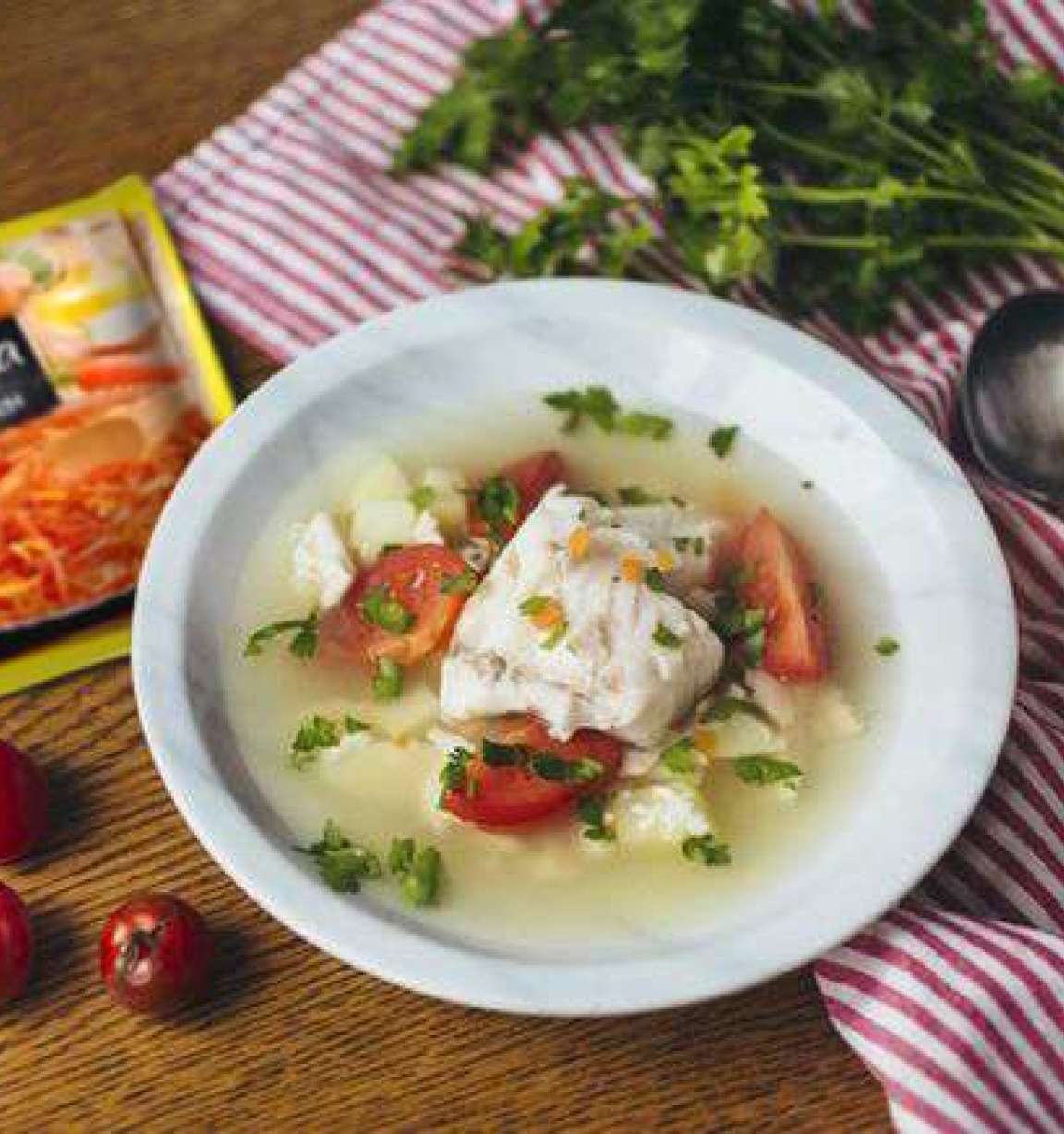 Уха из судака - рецепт приготовления с фото от Maggi.ru Уха из судака - рецепт приготовления с фото от Maggi.ru