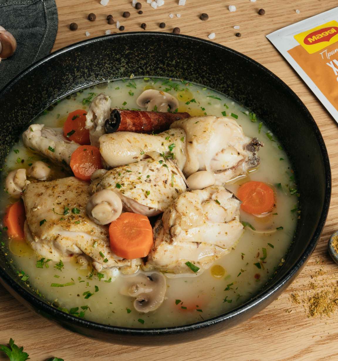 Тушеная курица - рецепт приготовления с фото от Maggi.ru Тушеная курица - рецепт приготовления с фото от Maggi.ru