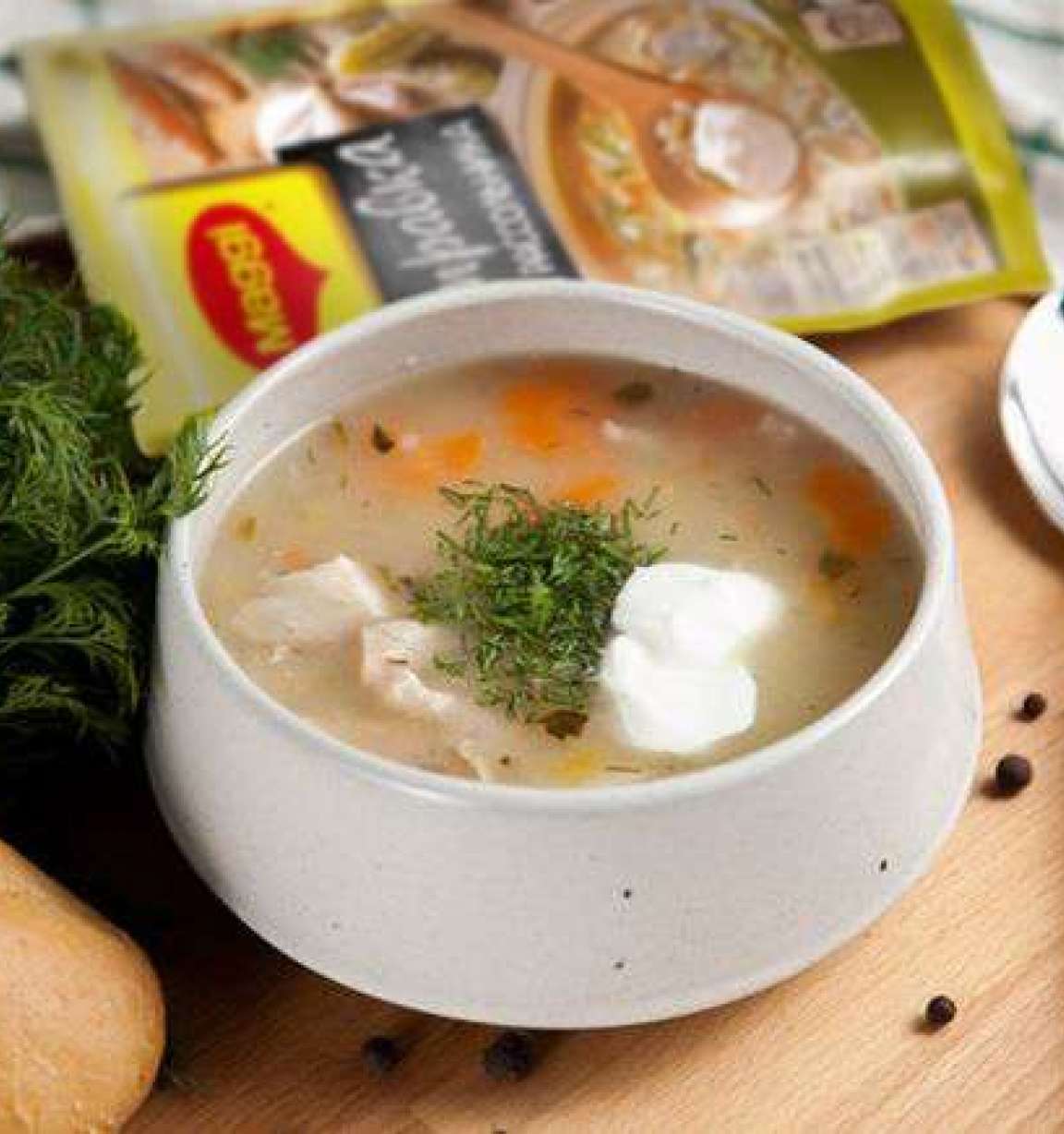 Рассольник на курином бульоне - рецепт приготовления с фото от Maggi.ru Рассольник на курином бульоне - рецепт приготовления с фото от Maggi.ru