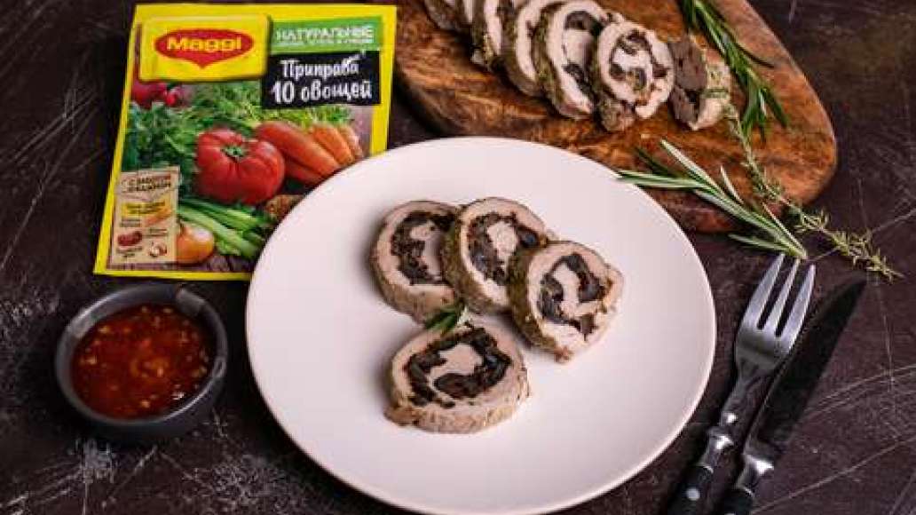 Шаг 4 - Мясной рулет из свиной вырезки деликатесный