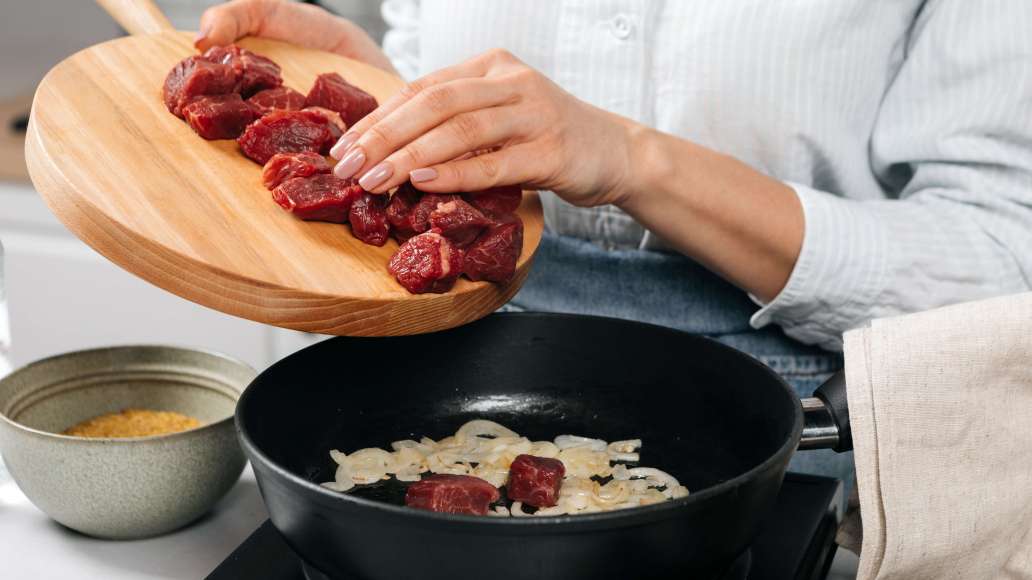 Шаг 2 - Плов с булгуром и телятиной