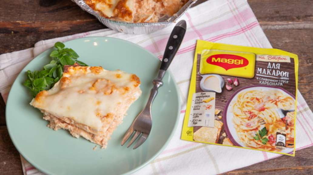 Шаг 5 - Легкий рецепт лазаньи из лаваша и фарша