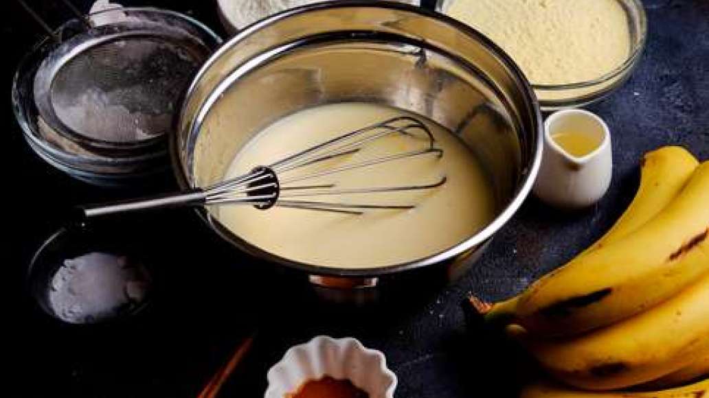 Шаг 2 - Блинчики-панкейки мексиканские с кукурузной мукой, бананом и корицей