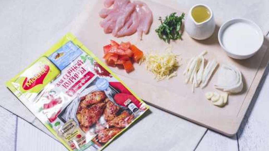 Шаг 1 - Лакомая курица со сливками и помидорами