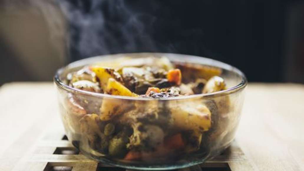 Шаг 6 - Запеченный картофель с морковью и зелеными овощами