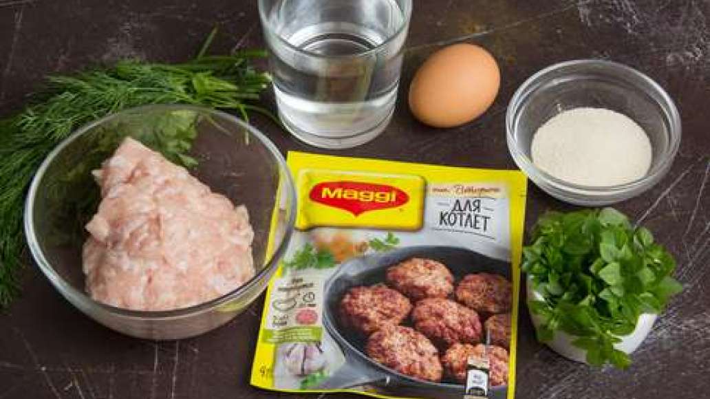 Шаг 1 - Паровая котлета из курицы