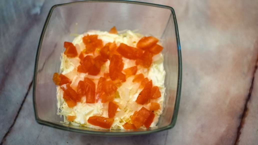 Шаг 4 - Салат “изумрудный” с киви и курицей