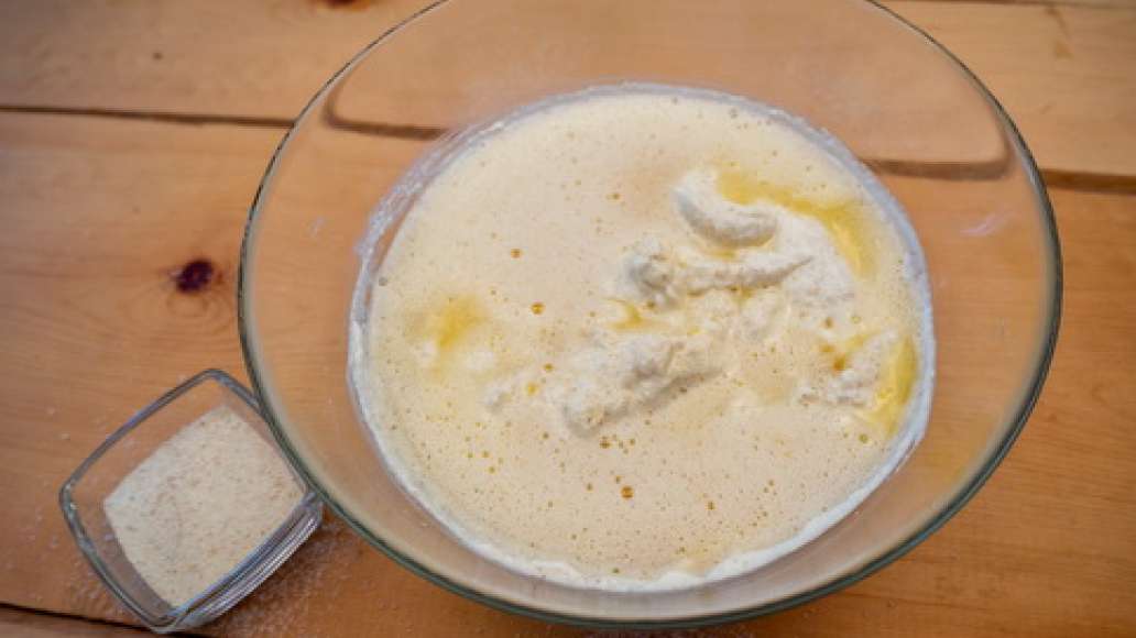 Шаг 3 - Шарлотка из овсяной муки
