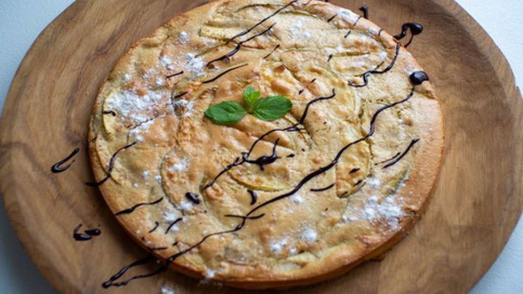 Шаг 7 - Шарлотка из овсяной муки