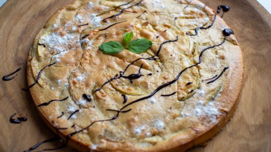 Шаг 8 - Шарлотка из овсяной муки