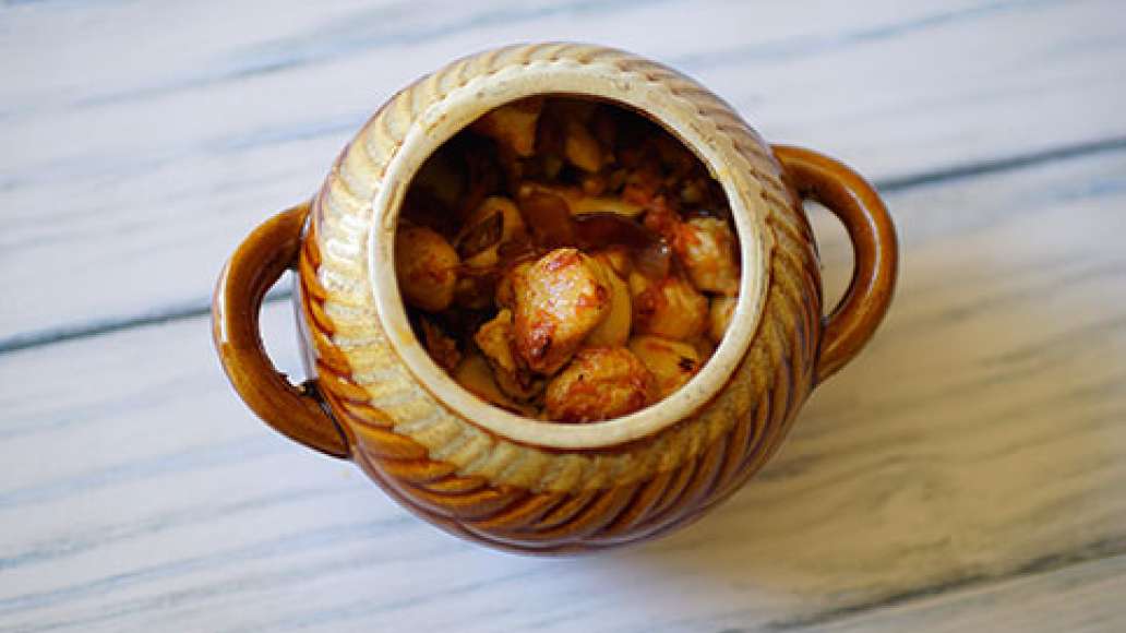 Шаг 5 - Жаркое в горшочке с курицей