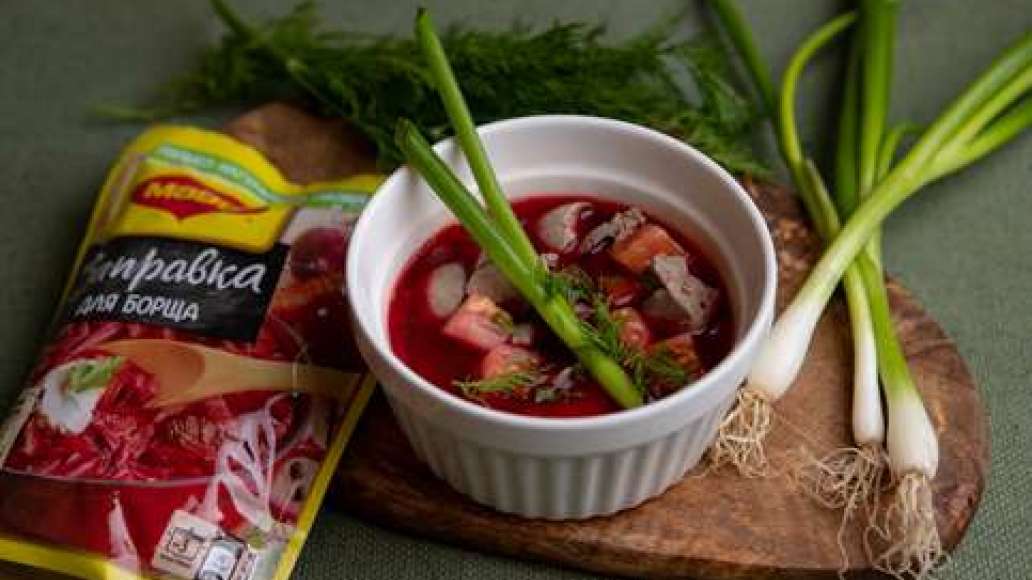 Шаг 3 - Борщ по-деревенски с куриной печёнкой