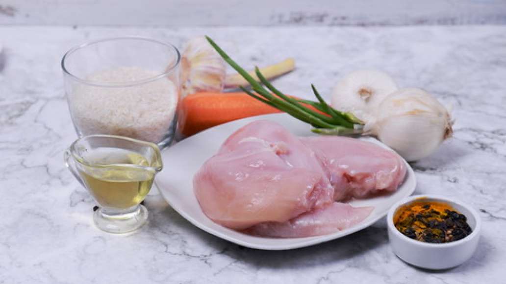 Шаг 1 - Плов в духовке с курицей