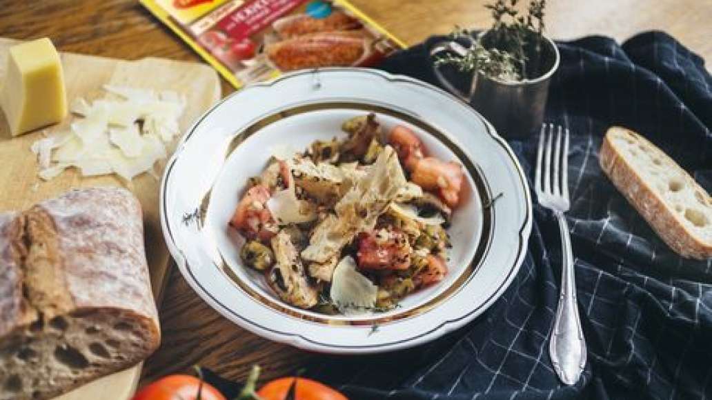 Шаг 8 - Теплый салат с куриной грудкой и баклажанами