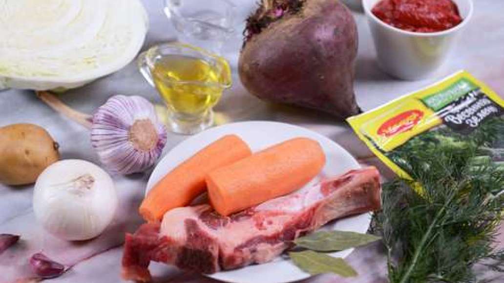 Шаг 1 - Красный борщ из свеклы